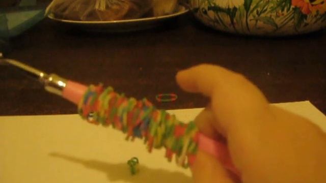 Пончик з резинок Rainbow Loom Урок №6