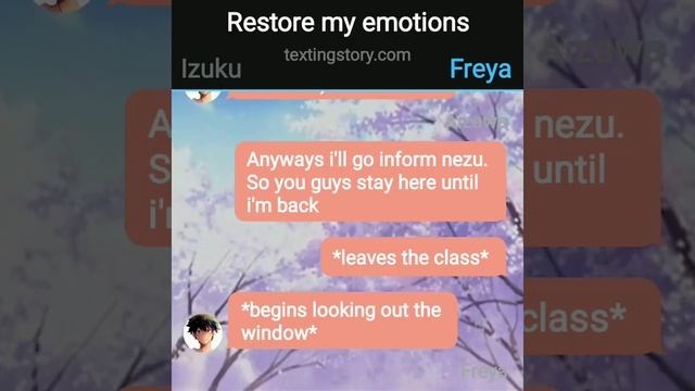 Restore my emotions~ Mha texting story~ One shot~Izuku x Freya смотреть онлайн