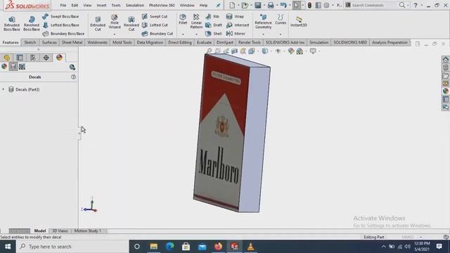 Decals Feature SolidWorks - Tutorial SolidWorks by Cdeproject.id смотреть онлайн