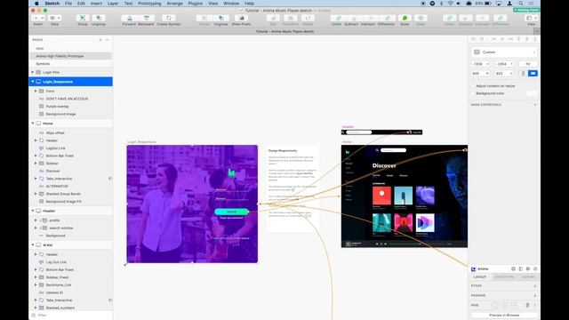 Basic Pins – Create a Responsive Design in Sketch Using Anima (1/3) смотреть онлайн