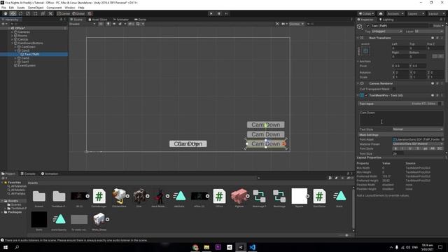 How To Make A Fnaf Fan Game In Unity | Office & Cameras смотреть онлайн