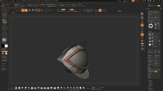 how to create base mesh for eye in ZBrush смотреть онлайн
