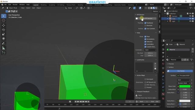 Blender - Oculus Quest 2 Blender VR Bağlantısı смотреть онлайн