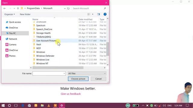 how to change defult profile picture in windows 10 by aae смотреть онлайн