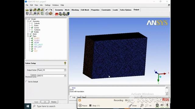 Ansys ICEM-Fluent-CFD Grind Independent study in Ansys ICEM-Fluent-CFD Post Tutorial 02 смотреть онлайн