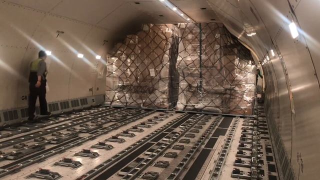 Boeing 777 Freighter Cargo Loading