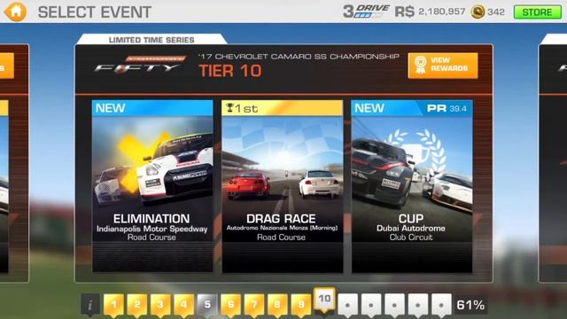 CHEVROLET CAMARO SS (2017) Real Racing 3 Part 7 смотреть онлайн