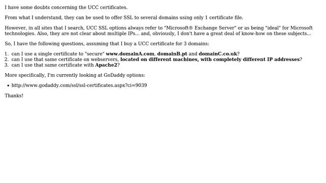 DevOps & SysAdmins: UCC SSL certificate across multiple machines and IPs смотреть онлайн