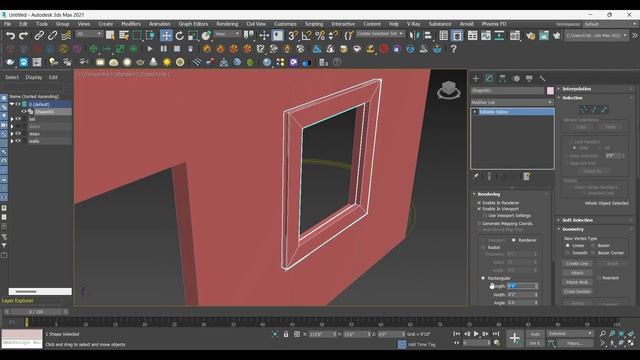 3D Max House Modeling | Import DWG Into 3Ds Max #3dsmax #architect #autocad смотреть онлайн