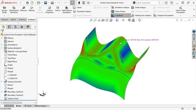 13- Surface Face Evaluation Tools - SOLIDWORKS Surfacing for Industrial Design смотреть онлайн