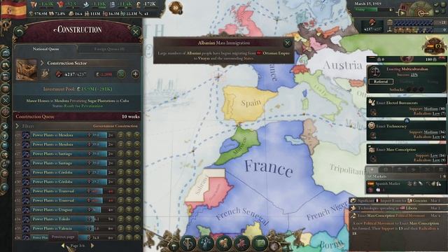 España #13: "La revancha del imperio caído" - Victoria 3 Gameplay Españ смотреть онлайн