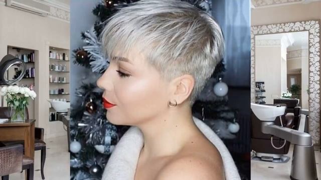 Ультрамодные Короткие Стрижки 2024 для Женщин после 40 лет/Trendy Short Haircuts 2024 смотреть онлайн