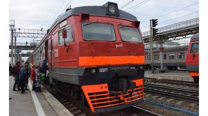 Электропоезд ЭД2Т-0034. Покатушки от ст.Новосибирск Гл. до о.п.Центр.
