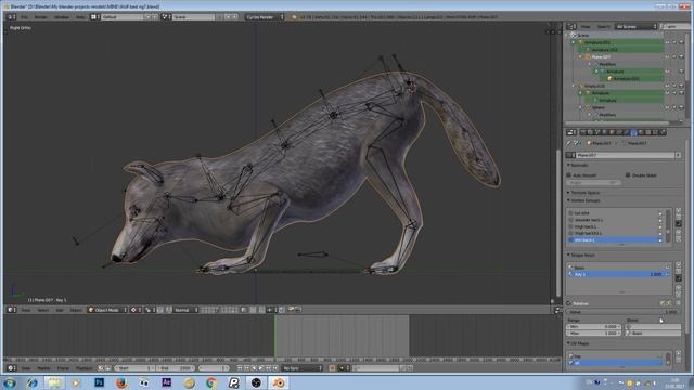 Blender tutorial: Corrective shape keys and drivers on a character смотреть онлайн