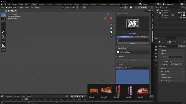 Blender - Procedural Signs Are Now Here! смотреть онлайн