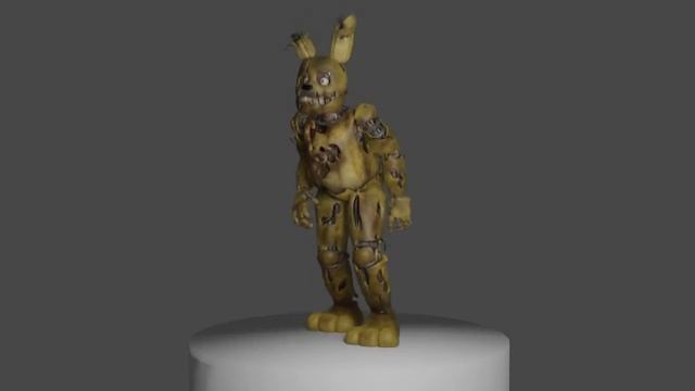 [FNaF/Blender] (Final?) Springtrap walk cycle test смотреть онлайн