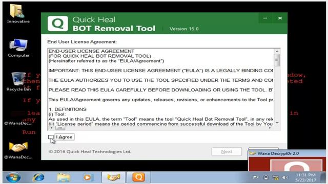 Wannacry Ransomware Removal From Windows: 2017