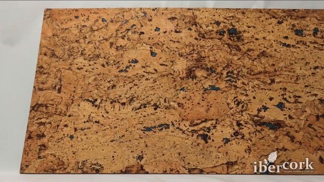 Пробковые панели Ibercork Настенные покрытия в панелях F1841 Малага азул смотреть онлайн