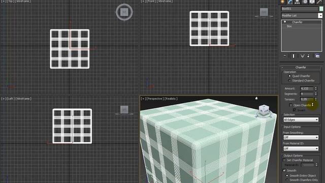Videotutorial Autodesk 3dsmax - #73 Modeling - Chamfer Modifier смотреть онлайн
