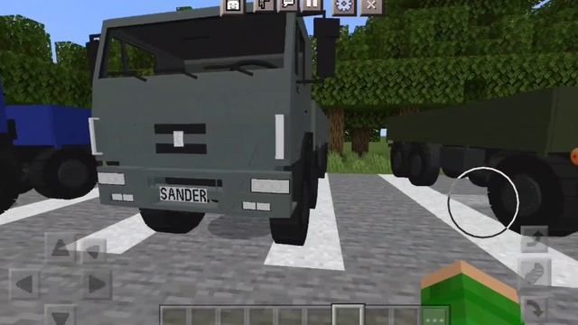 Камаз 6560 в майнкрафт пе!