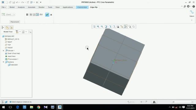 sheet metal advance design in creo parametric 3.0 смотреть онлайн