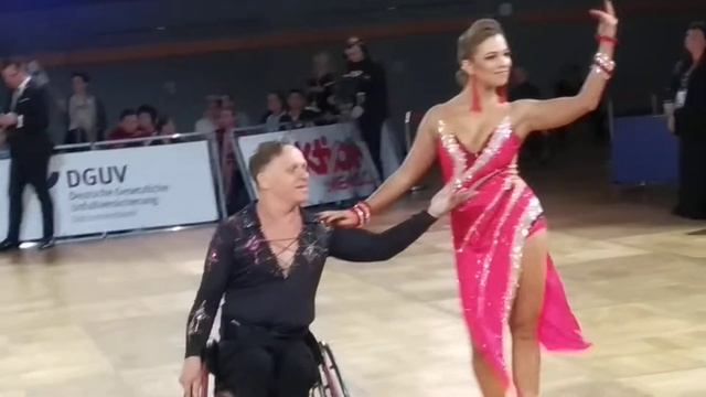 Вероника Педченко,Валерий Бевзюк.Ча-ча.Сборная Украины.Bonn2019 World Para Dance Sport Championship