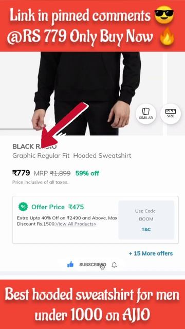 Best hoodies for man under 1000 | Best hoodies for man on AJIO |#shorts #hoodies #ajio #fashion смотреть онлайн