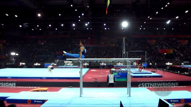 VILLAFANE Daniel (ARG) - 2019 Artistic Worlds, Stuttgart (GER) - Qualifications Parallel Bars смотреть онлайн