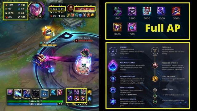 Aurelion Sol Full AP - Patch 14.14 League of Legends смотреть онлайн