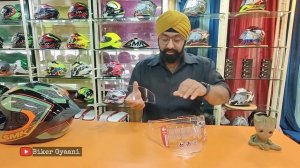 HOW TO REMOVE VISOR & ANTIFOG LENS OF SMK TYPHOON HELMET | HOW TO LOCK DOUBLE D-RING | BIKER GYAANI
