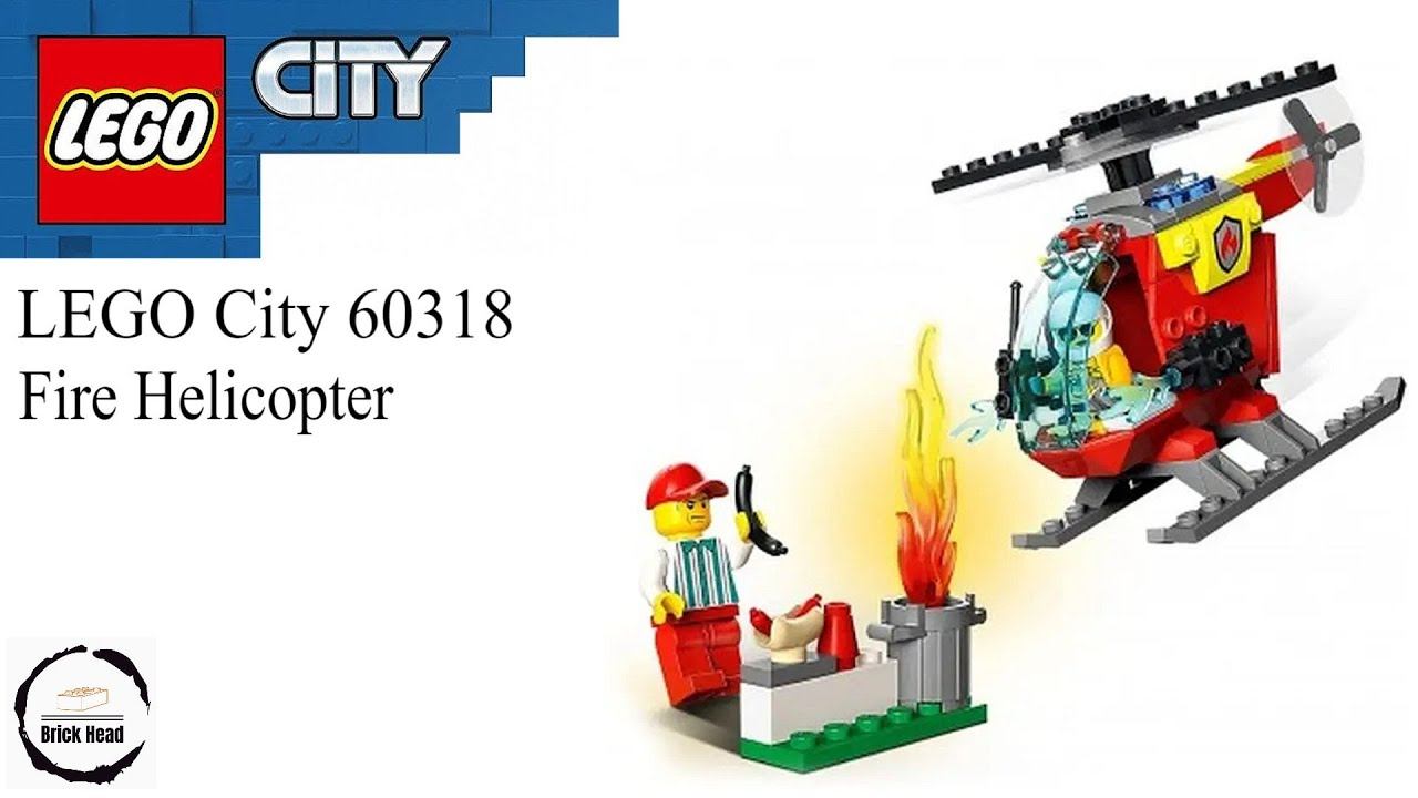 LEGO City 60318 Fire Helicopter | Speed Build #lego #speedbuild #brickhead #city смотреть онлайн