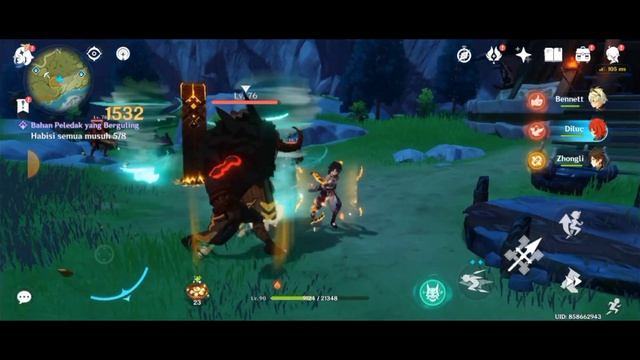 Test Main Genshin Impact 3.1 Di Infinix Hot 11S NFC 4/64