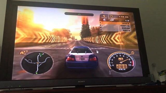 Need For Speed Most Wanted PS2 Waterfront 3:58.80 BMW M3 GTR смотреть онлайн