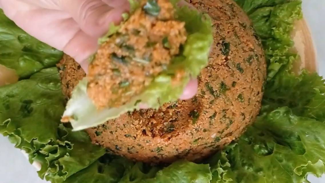 Турецкий салат из булгура (Кысыр)