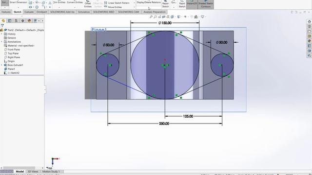 L5: Reference Plane Tutorial 1 | SolidWorks Tutorial смотреть онлайн