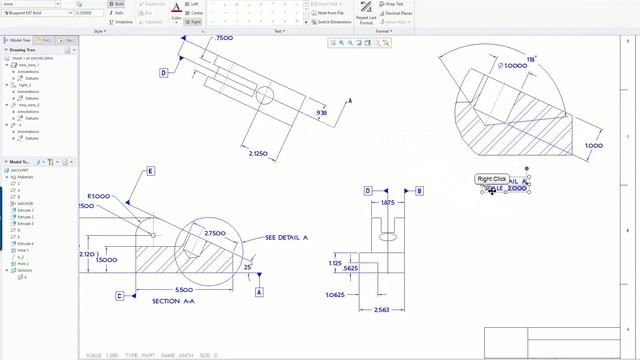 Creo 4.0 and Creo 5.0 Lesson 11 Part 2 смотреть онлайн
