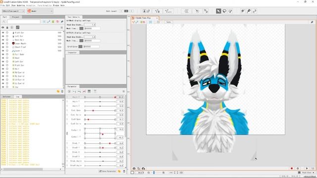 How to Make a 2D Furry Face Rig Pt 5: Rigging Cont. смотреть онлайн