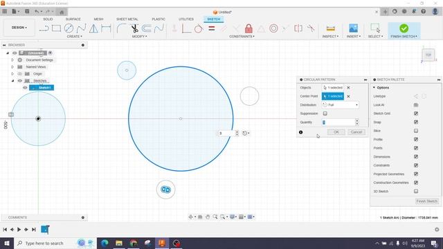 Fusion 360 - Essential Training | Basic Sketches - Part 04 | Mirror and Pattern смотреть онлайн
