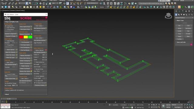 Array and retopologizing splines using Scribe смотреть онлайн