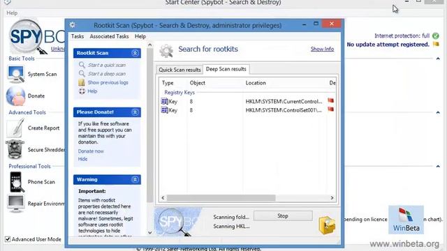 Spybot Search and Destroy 2.0.12 visual walkthough, works great in Windows 8 смотреть онлайн