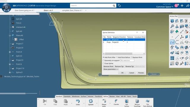3D experience platform CATIA V6 || Door frame design Part-1 || BIW ( Body in white ) смотреть онлайн