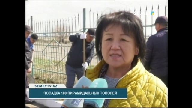 100 САЖЕНЦЕВ К 1 МАЯ ОТ КОРПОРАЦИИ «АКШЫН»