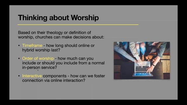 "Online Worship: Elements, Interaction and Technology" Webinar presented by Dr. Jeremy Fackenthal смотреть онлайн