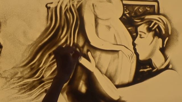 Бруно Люненфельд - песочное шоу на Юбилей 90 лет смотреть онлайн