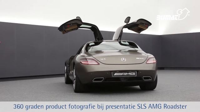360 graden product fotografie bij presentatie SLS AMG Roadster смотреть онлайн