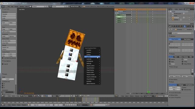 04. Animation of a videogame character in Blender. смотреть онлайн