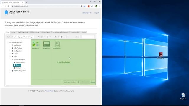 Enabling online product personalization for Woo Commerce based storefronts