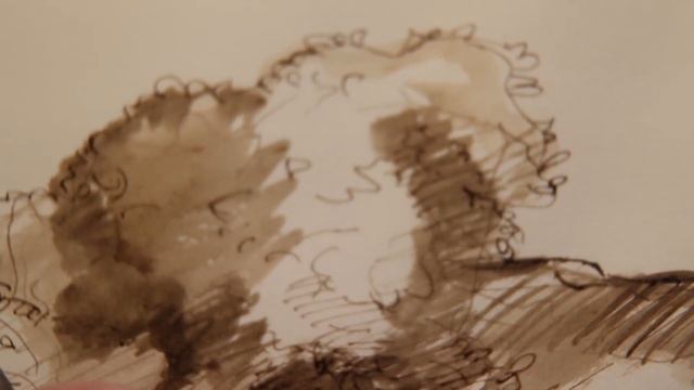 Copying a Rembrandt in Pen and Ink смотреть онлайн