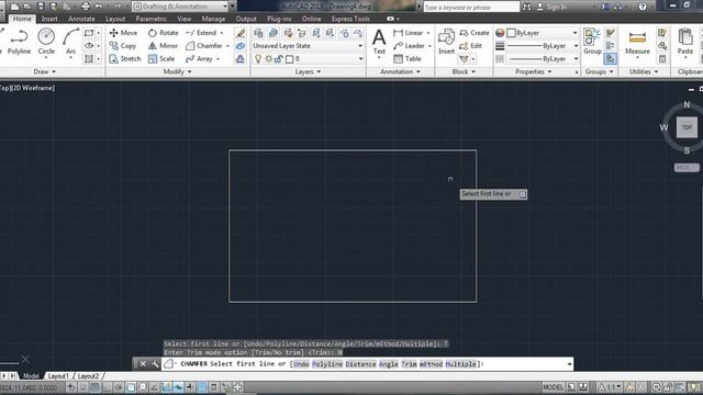 Introduction to Chamfer in Autocad смотреть онлайн