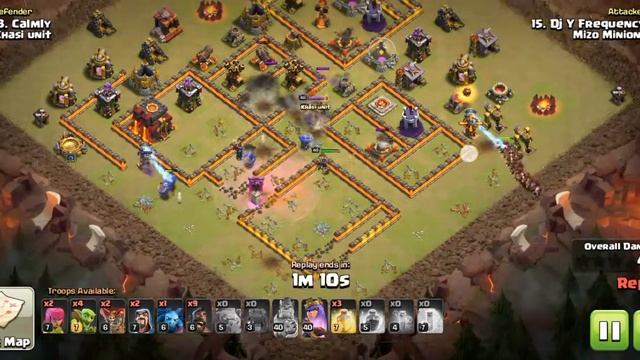 Clash of clan Khasi Unit vs Mizo Minions смотреть онлайн